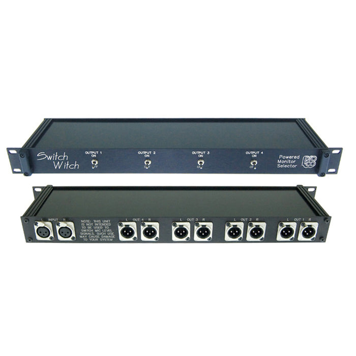 Pro Co - Switch Witch (4 Stereo Out Monitor Switcher)