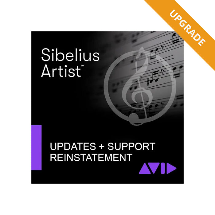Avid - Sibelius | Artist (Perpetual Updates & Support Plan REINSTATEMENT)