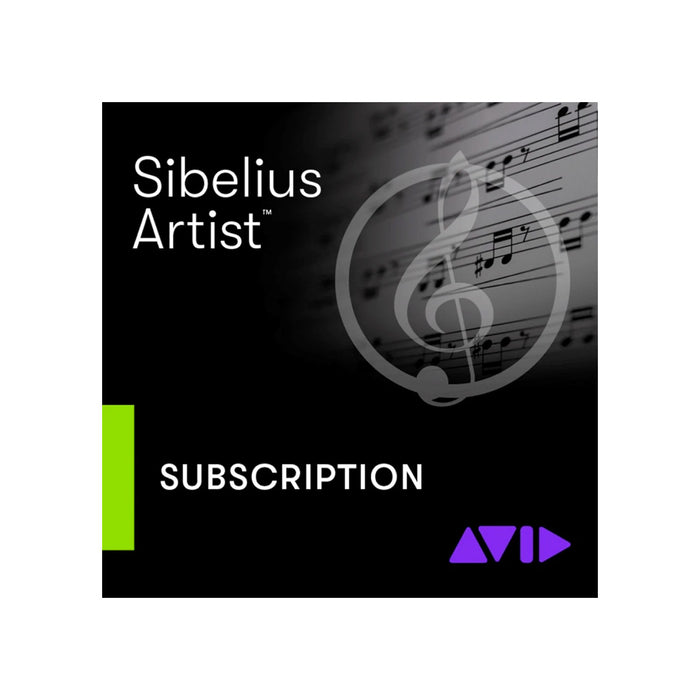 Avid - Sibelius | Artist (1-Year Subscription NEW)