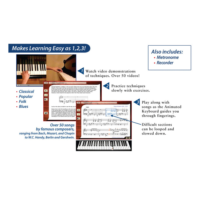 eMedia - Intermediate Piano Method (WINDOWS)