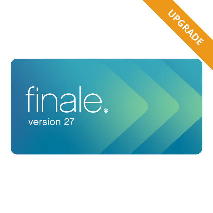 MakeMusic - Finale 27 (Upgrade from previous version)