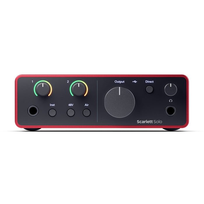 Focusrite - Scarlett Solo Studio (4th Gen) USB Audio Interface + FREE Software