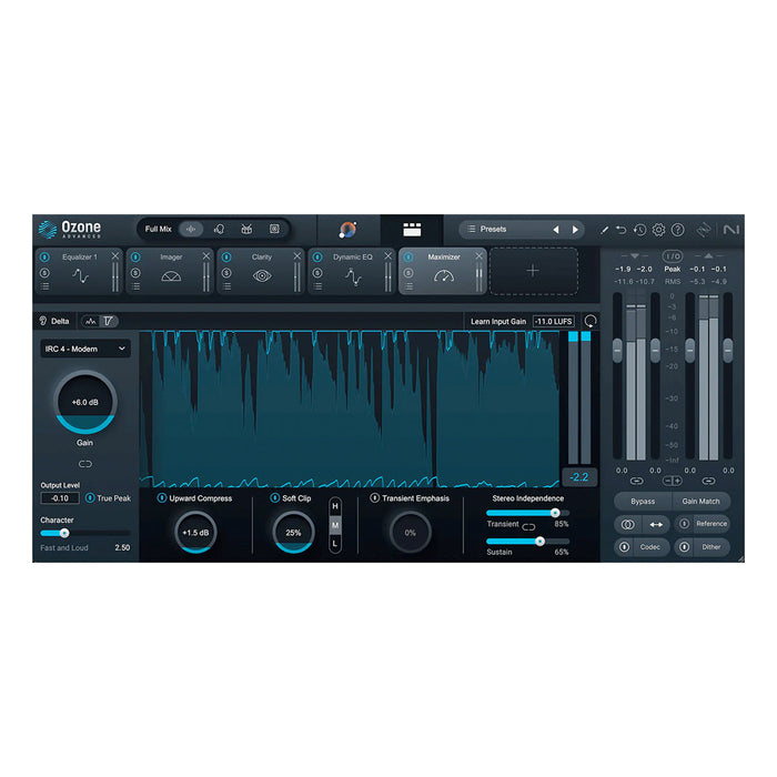 iZotope - Ozone 11 Advanced (Crossgrade from any paid iZotope product, including Elements and Expo)