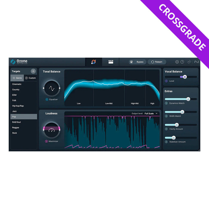 iZotope - Ozone 11 Advanced (Crossgrade from any paid iZotope product, including Elements and Expo)