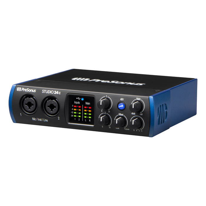 PreSonus - Studio 24c (2x2 USB-C Audio/MIDI Interface + Studio One Artist)