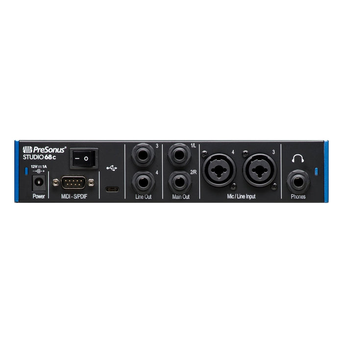 PreSonus - Studio 68c (6x6 USB-C Audio/MIDI Interface + Studio One Artist)