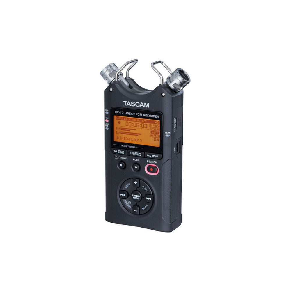 Tascam　Audio　DR-40X　(4-Track　Recorder　USB　Interface)　Sound　Sandbox