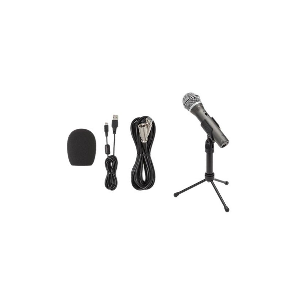 Samson Q2U Recording and Podcasting Pack USB/XLR Dynamic Microphone with  Accessories
