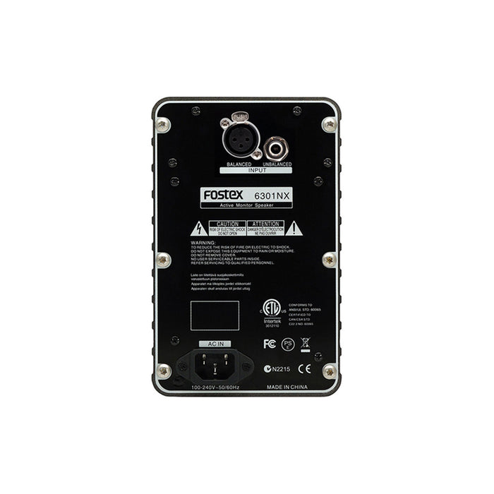 Fostex - 6301 NX 4 inch Active Studio Monitor - Transformer Balanced (Single)