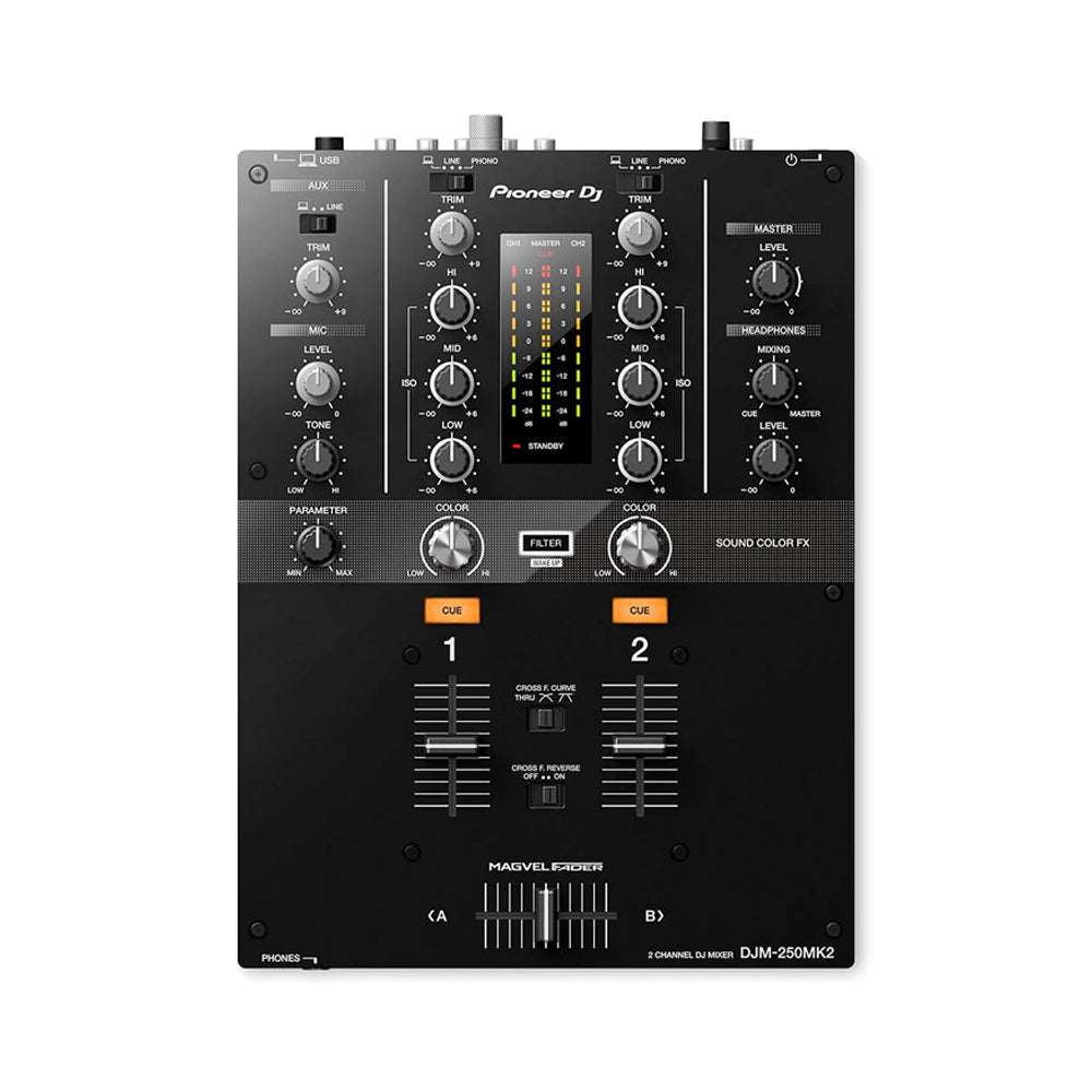 Pioneer DJ - DJM-250 MK2 (2-Channel DJ Mixer) — Sound Sandbox