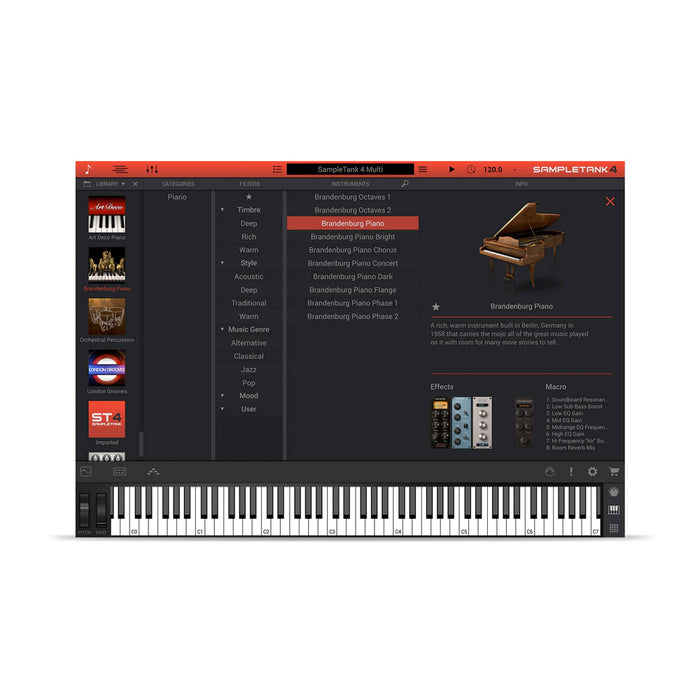 IK Multimedia - Brandenburg Piano (SampleTank Library)