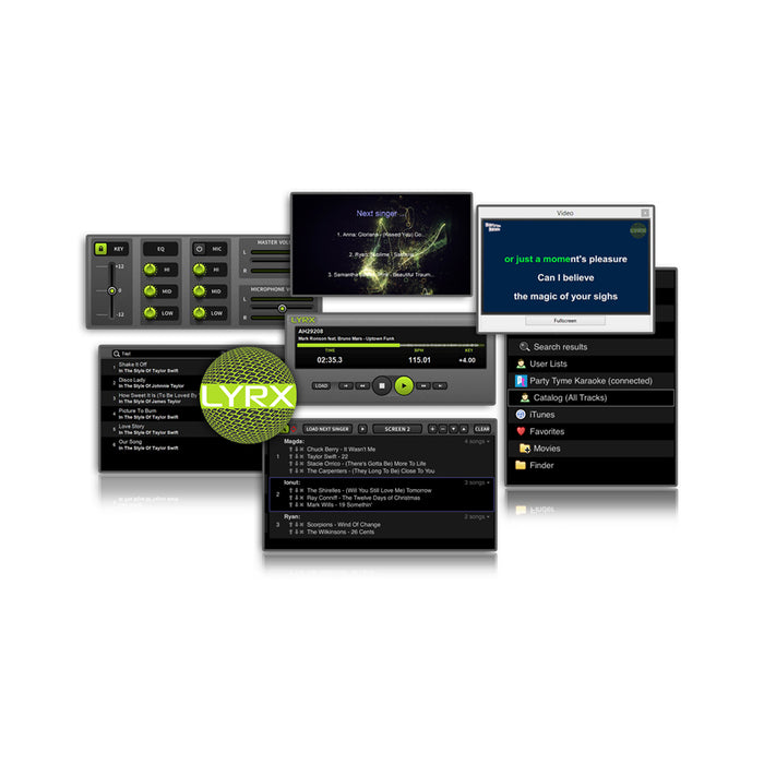 PCDJ - LYRX (Karaoke for MAC/PC)