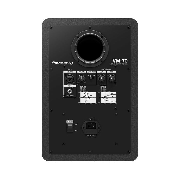 Pioneer DJ - VM-70 2-Way Active Studio Monitor (Single-Black)