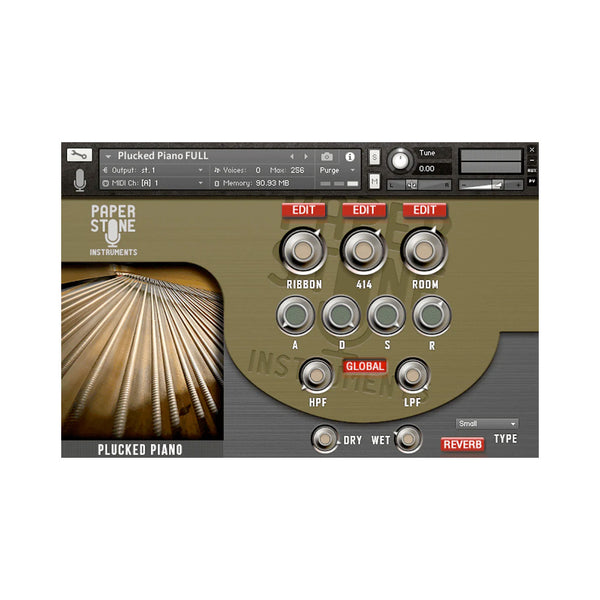 Paper Stone Instruments Plucked Piano Sound Sandbox