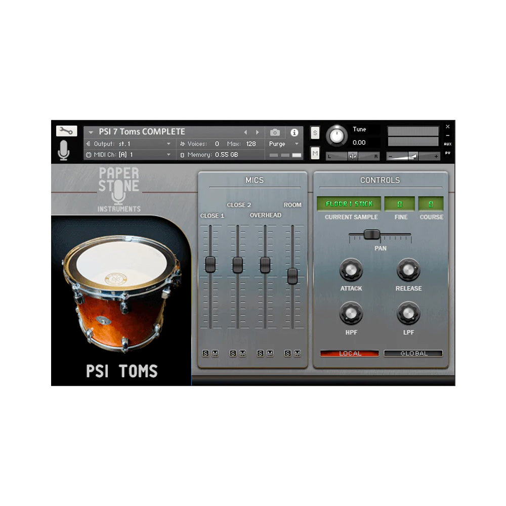 Paper Stone Instruments PSI Toms — Sound Sandbox