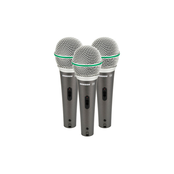 Samson - Q6 (Dynamic Microphone 3-Pack)
