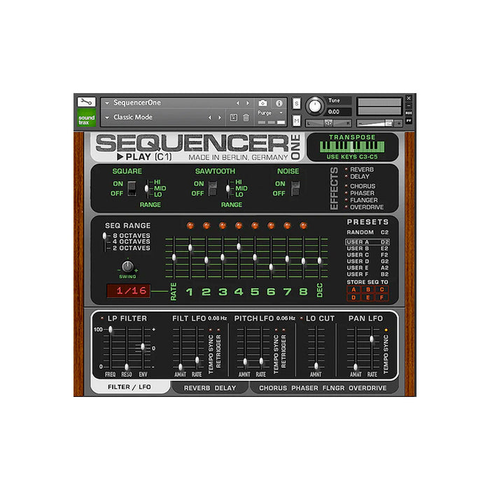 Soundtrax - Sequencer One