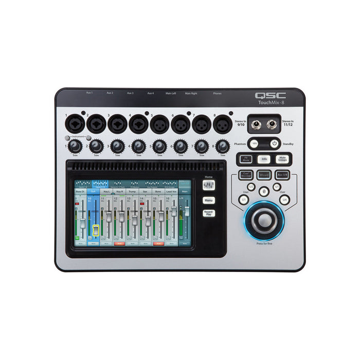 QSC - TouchMix-8 (12-Ch Touchscreen Digital Audio Mixer)