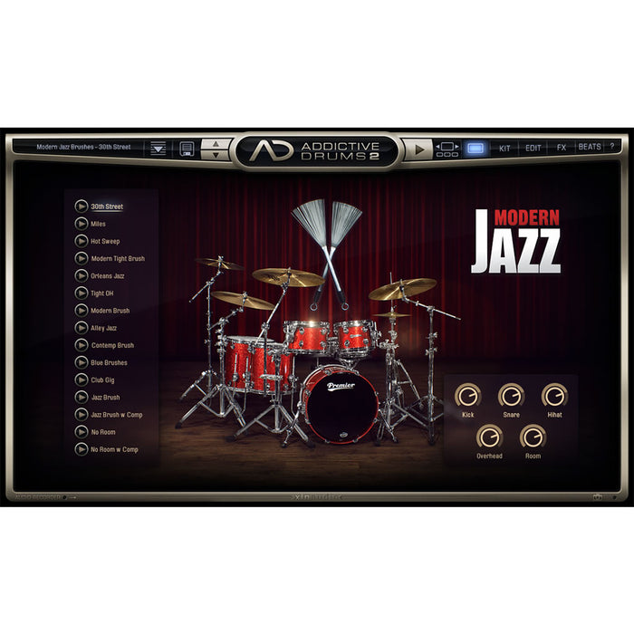 XLN Audio - Modern Jazz Brushes ADpak (Expansion)