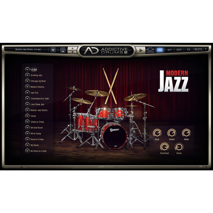 XLN Audio - Modern Jazz Sticks ADpak (Expansion)
