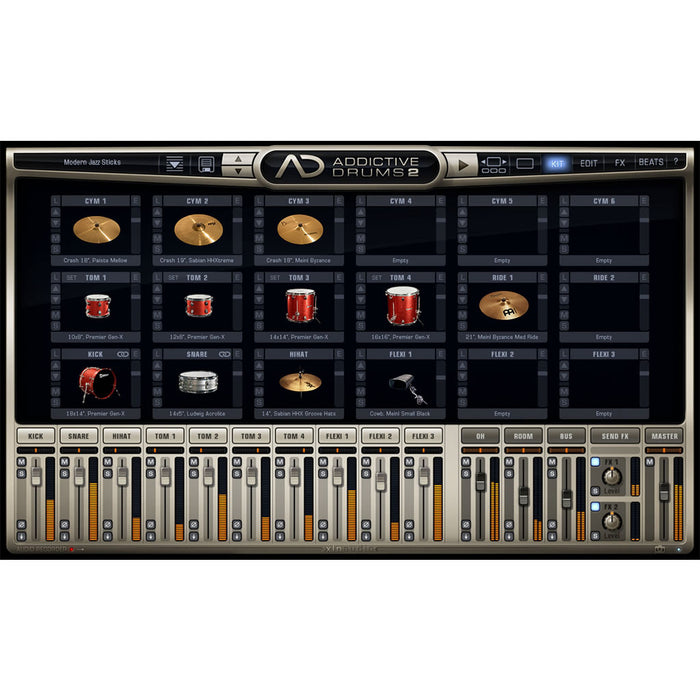 XLN Audio - Modern Jazz Sticks ADpak (Expansion)