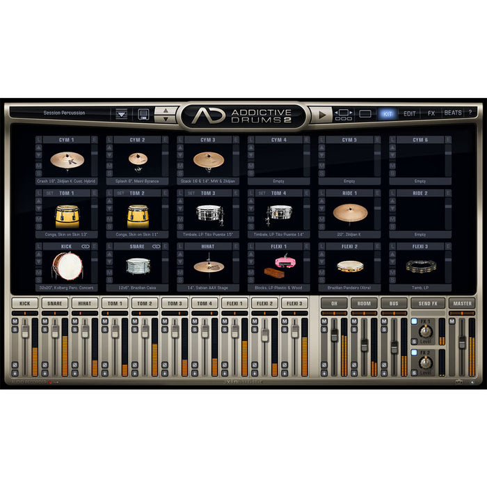 XLN Audio - Session Percussion ADpak (Expansion)
