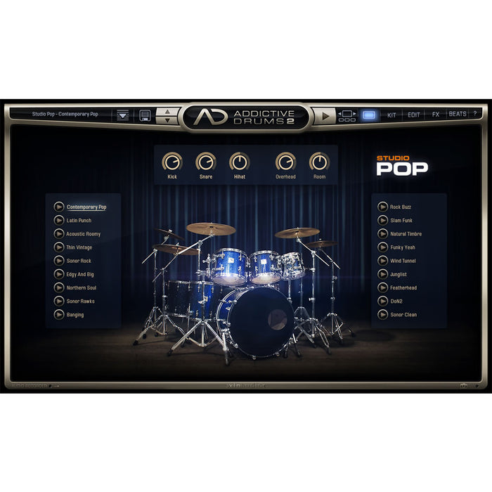 XLN Audio - Studio Pop ADpak (Expansion)