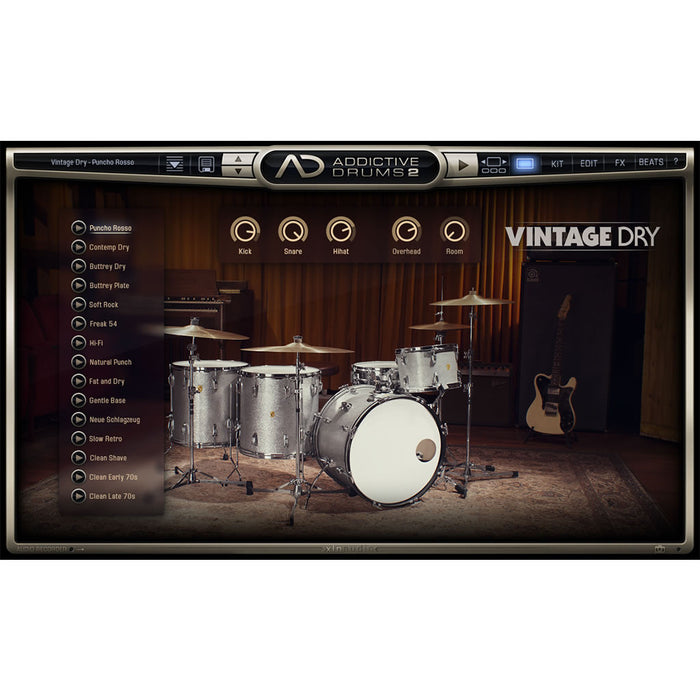 XLN Audio - Vintage Dry ADpak (Expansion)